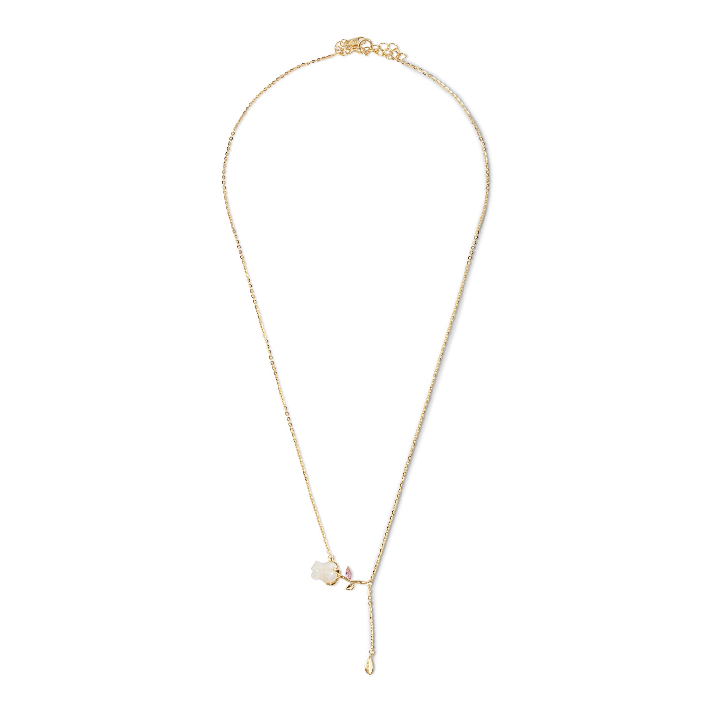 'White' Rose Gold Pendant
