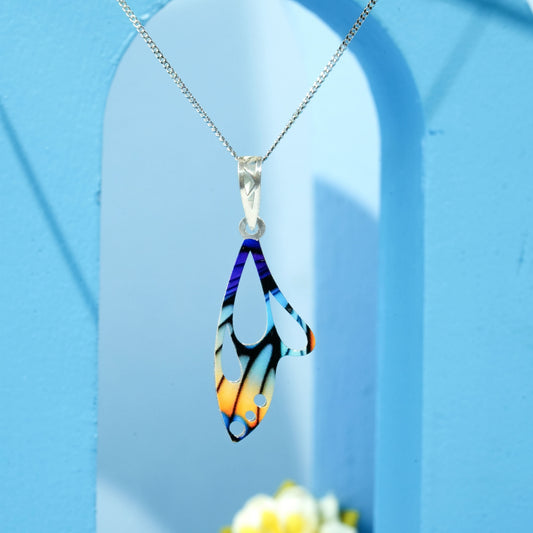 Silver Iridescent Haven Pendant Silvish