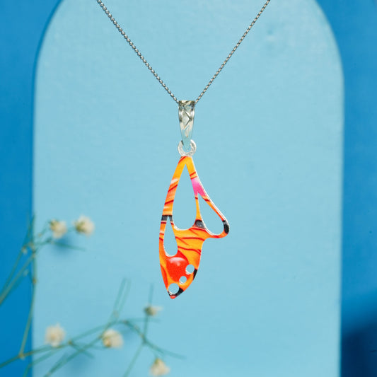 Silver Firefly Charm Pendant Silvish