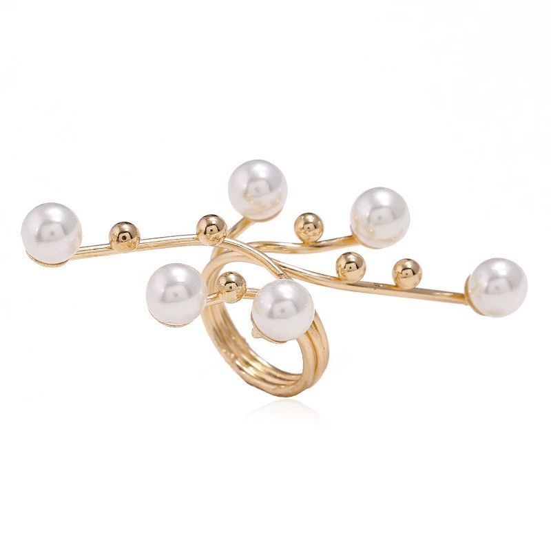 Pearl Bloom Cluster Statement Ring
