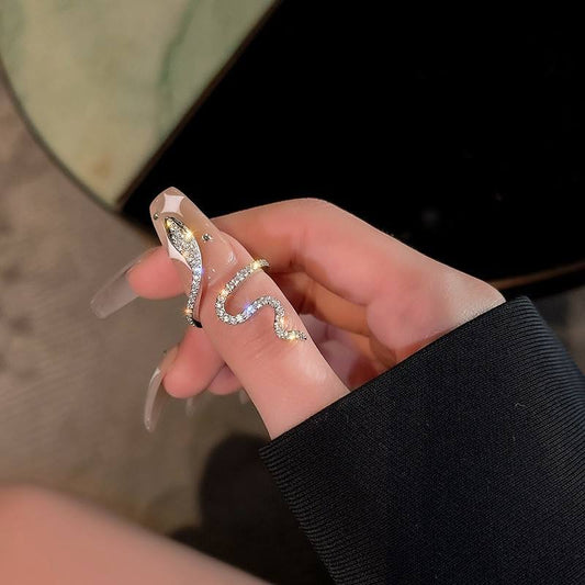 Zircon Wrapped Snake Ring Yiwu Zhuchai E-Commerce Firm