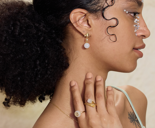 Gold Plated Golden Beauty Earrings Silvish