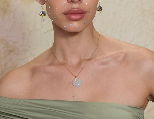 Gold Plated Elysian Orb Pendant Silvish
