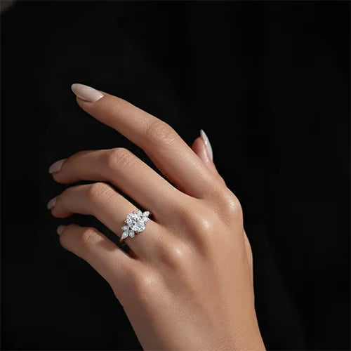 Eternal Grace Oval Solitaire Ring (925 Sterling Silver) Silvish