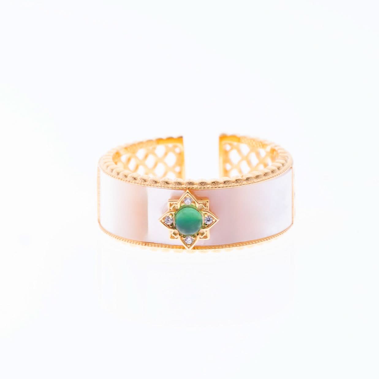 Gold Plated Royal Noor Ring