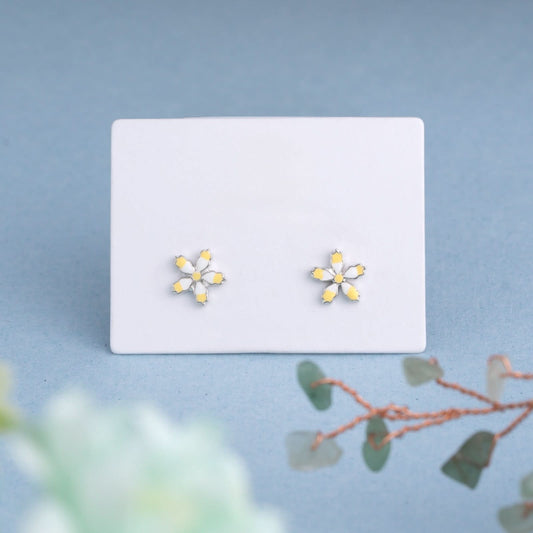 Sunny Blossom Kids Silver Earrings (4-12 Yrs)