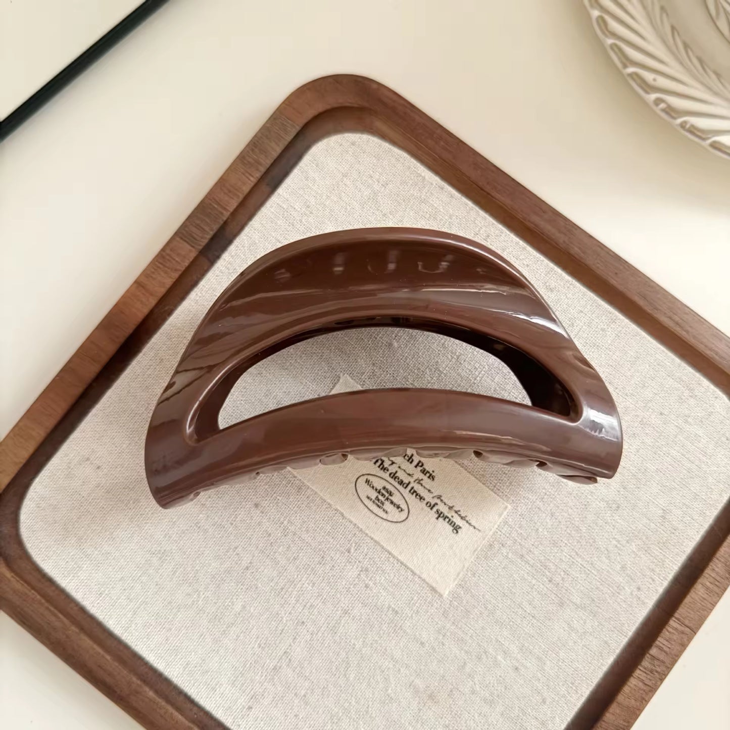 Unbreakable Crescent Claw Clip Silvish