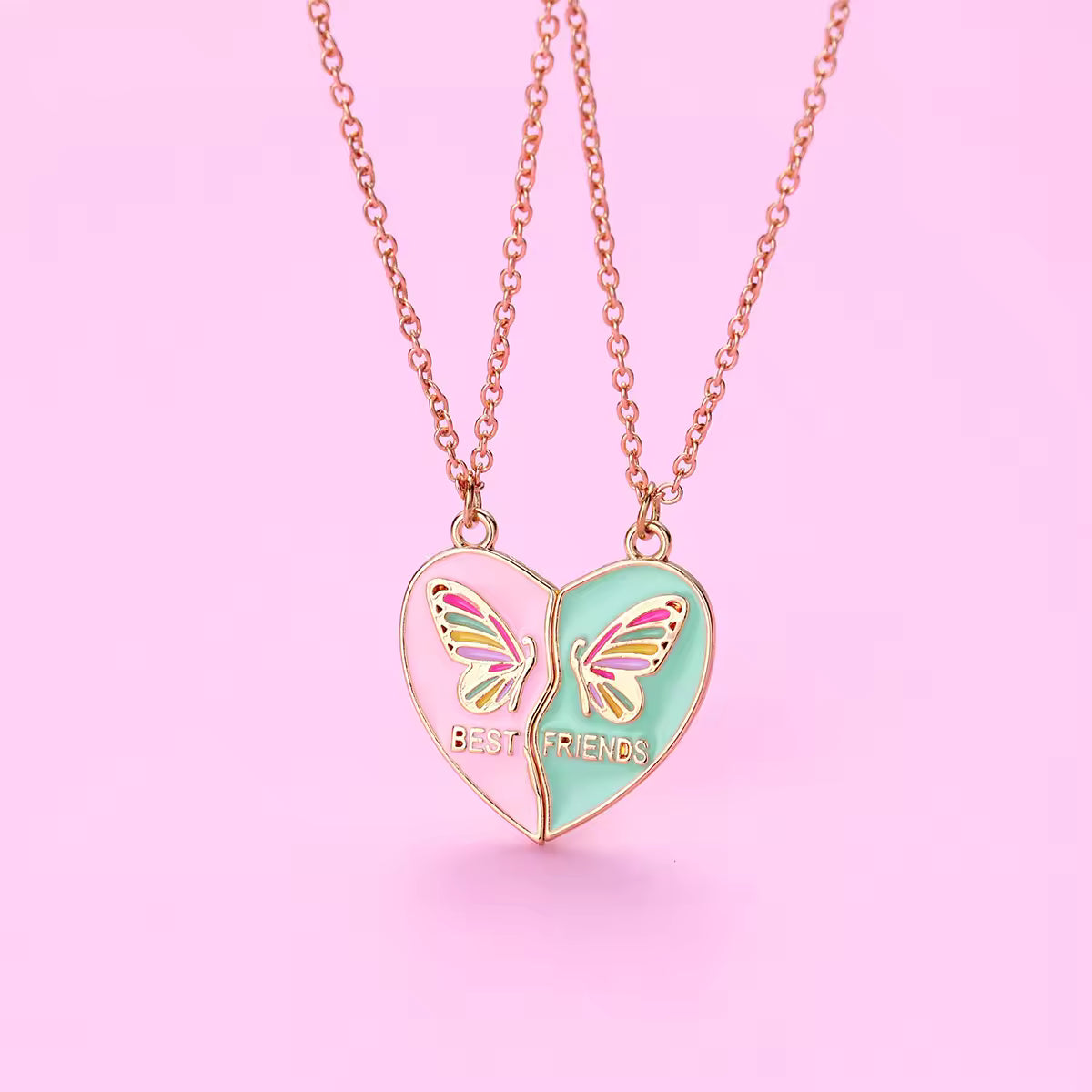 Cute Avocado Best Friend Necklace - Set of 2 Yiwu Lucia Jewelry Co., Ltd.