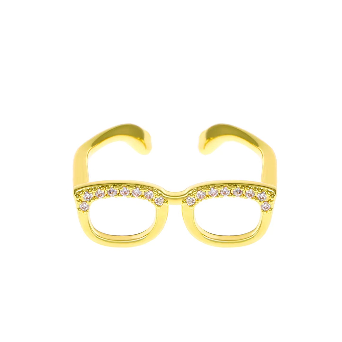 Aurora Twist Crystal Statement Ring Hunan Haoyi