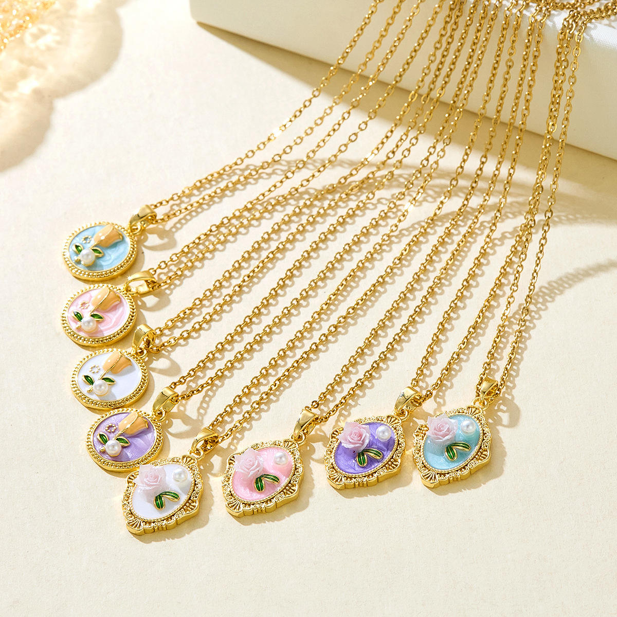 Artificial Necklace Silvish
