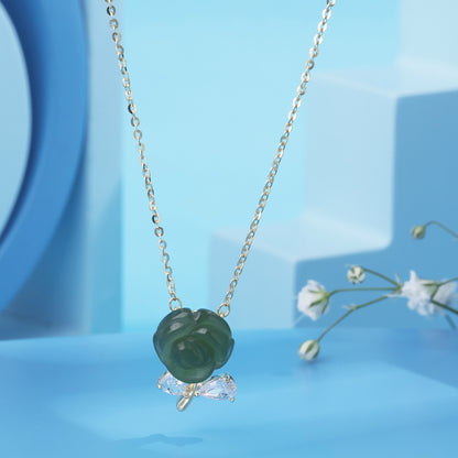 'Jade Floral' Pendant