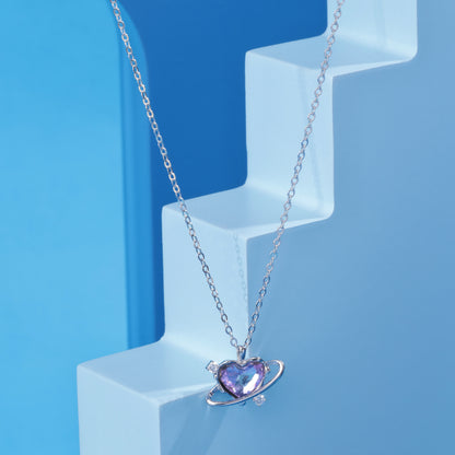 'Cosmic Love' Silver Pendant