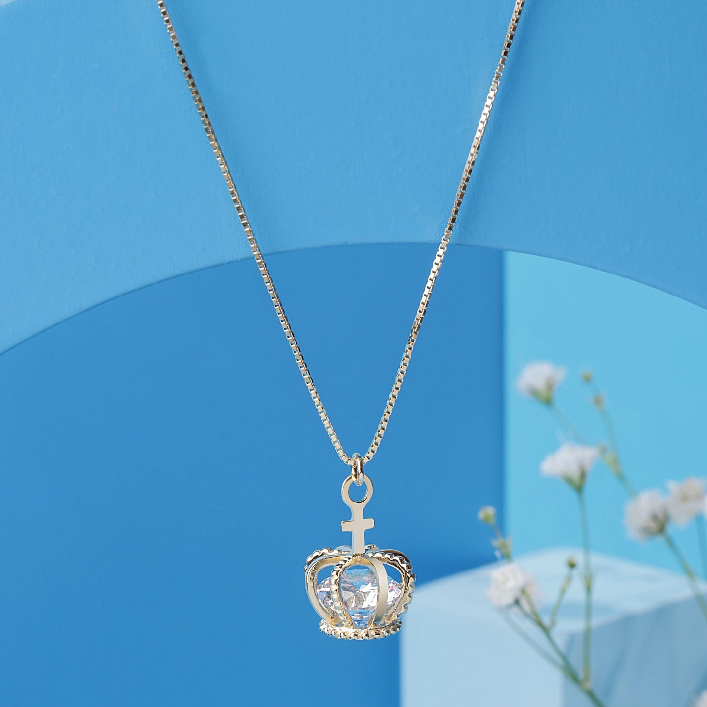 Gold Plated You are my Queen Pendant