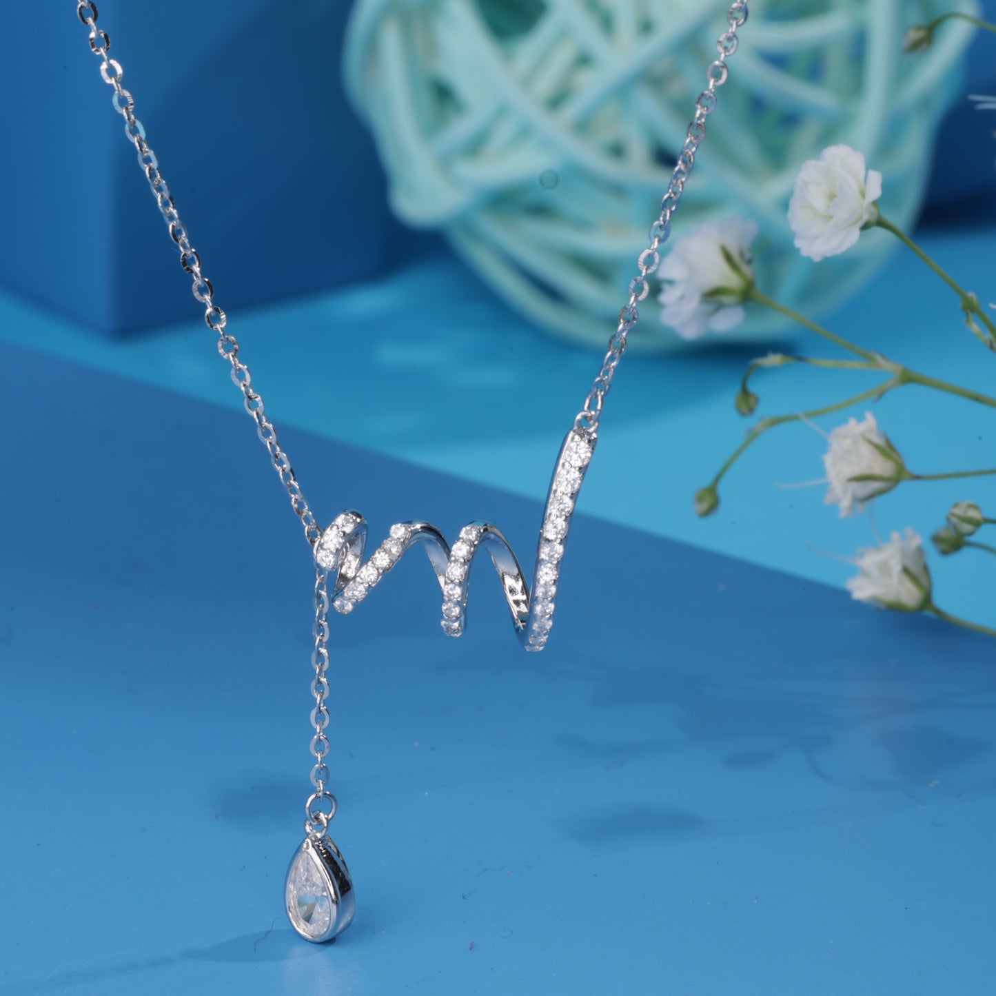 'Spiral' Silver Pendant