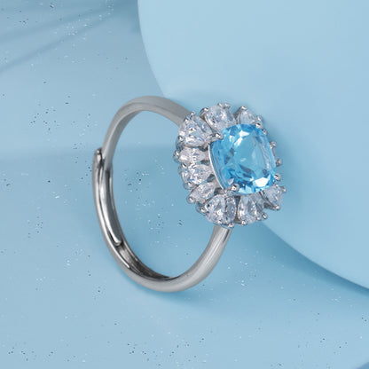 'Royal Azure' Blossom Ring