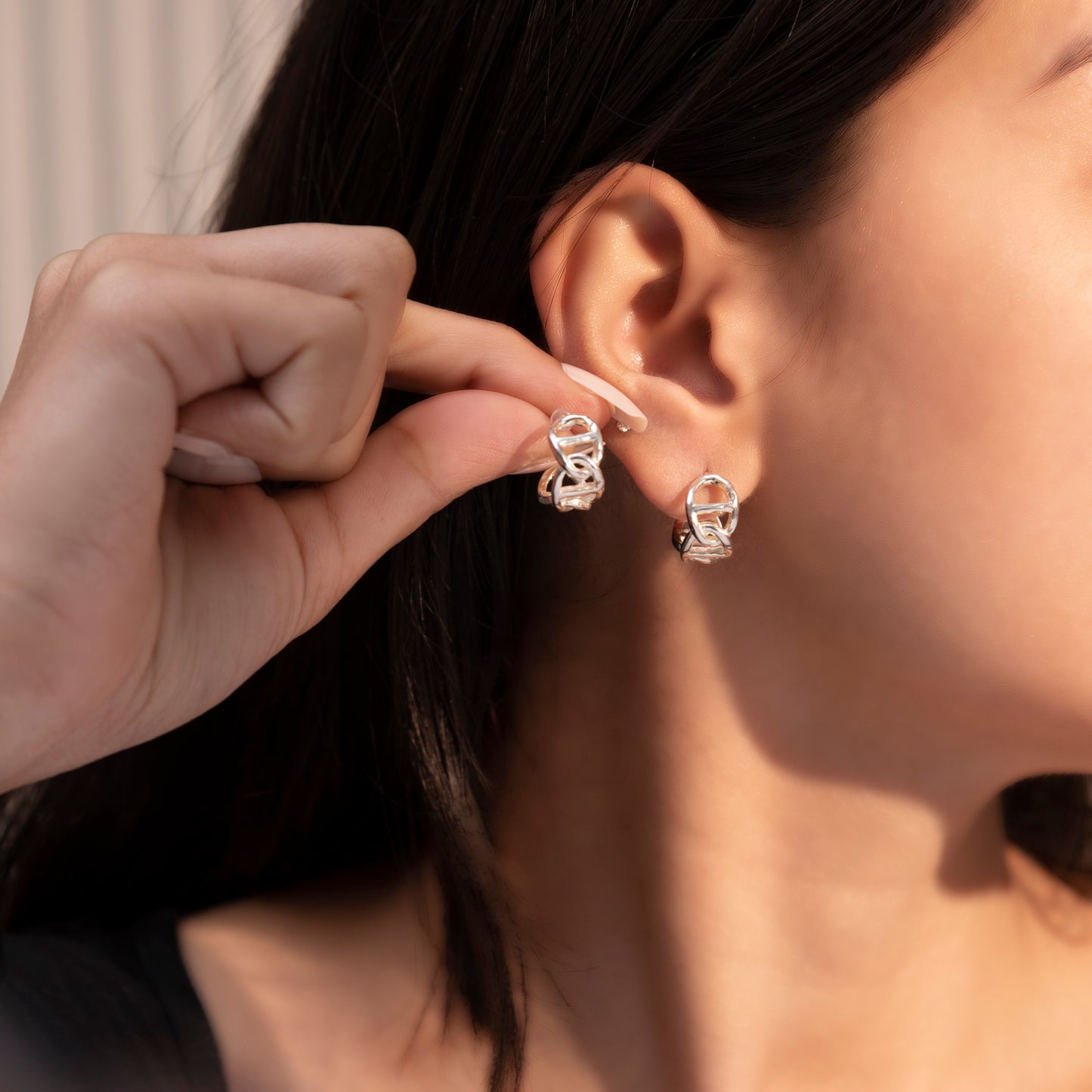 'DNA' Design Earrings