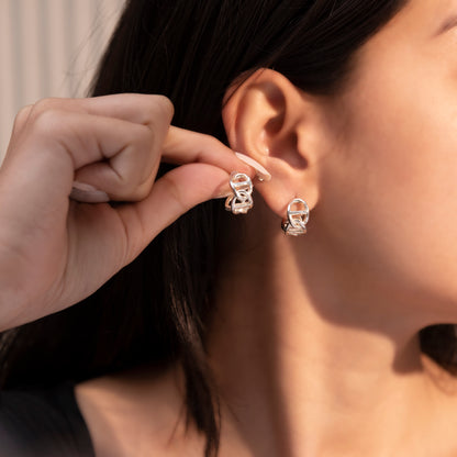 'DNA' Design Earrings
