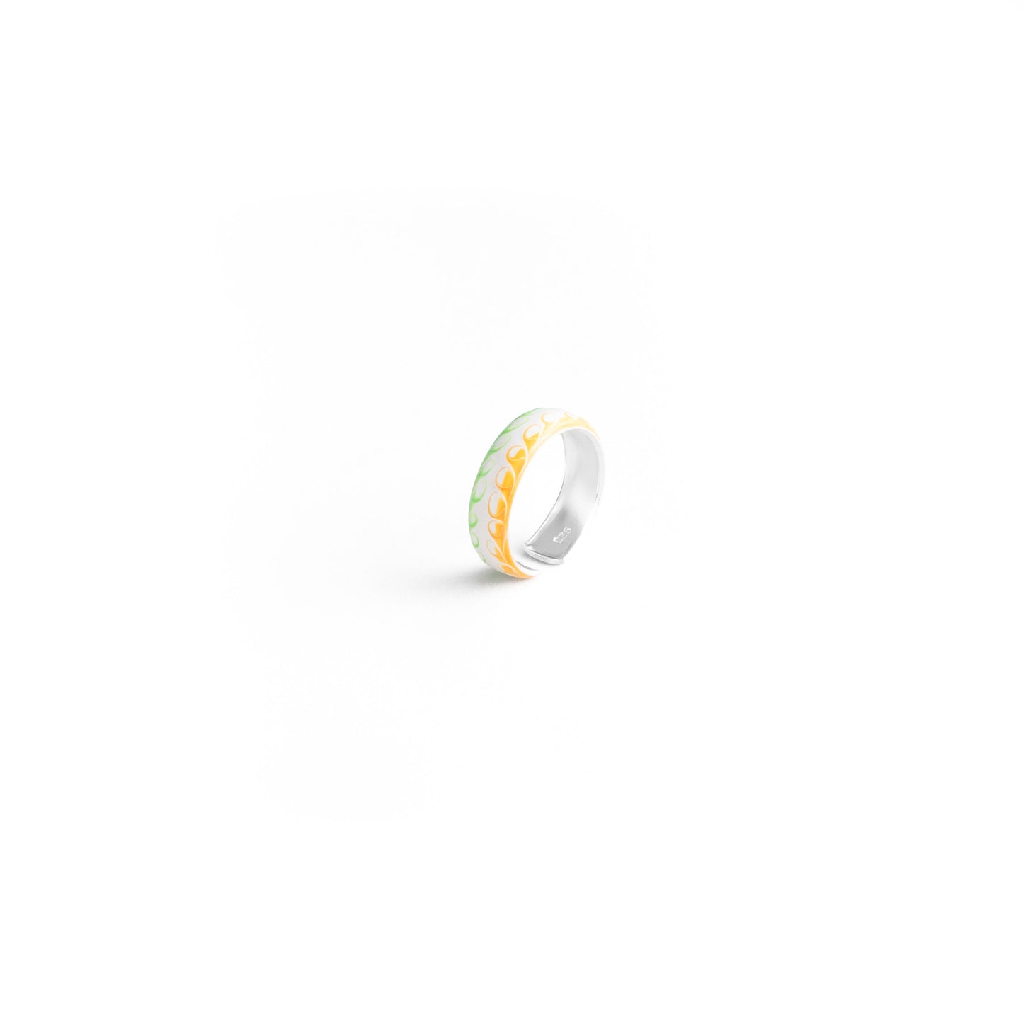 'Vibrant Candy Print' Toe Rings