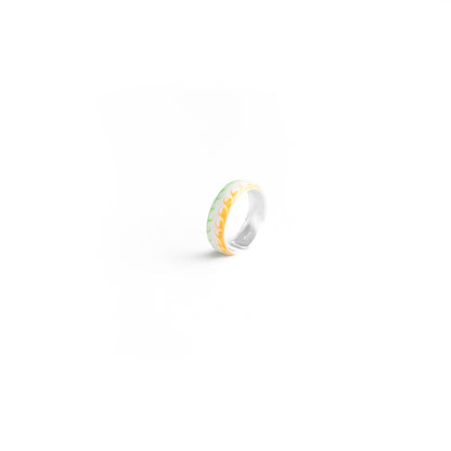 'Vibrant Candy Print' Toe Rings