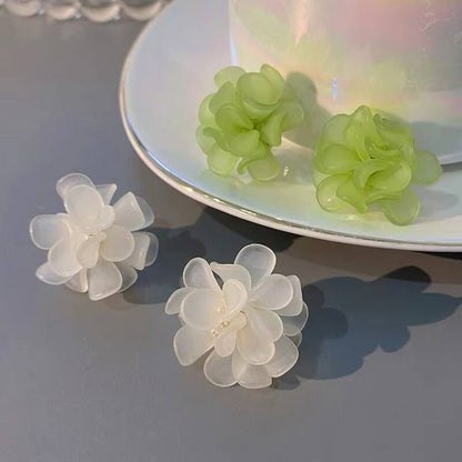 Acrylic Flower Petal Earrings Yiwu Baochai E-Commerce Firm