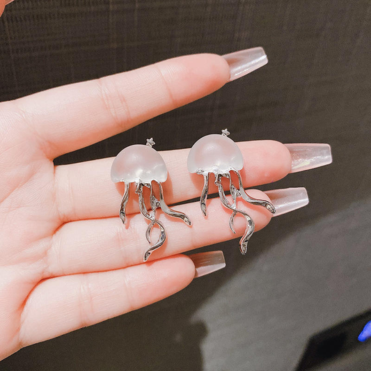 Deep Sea Jellyfish Earrings Hunan Haoyi