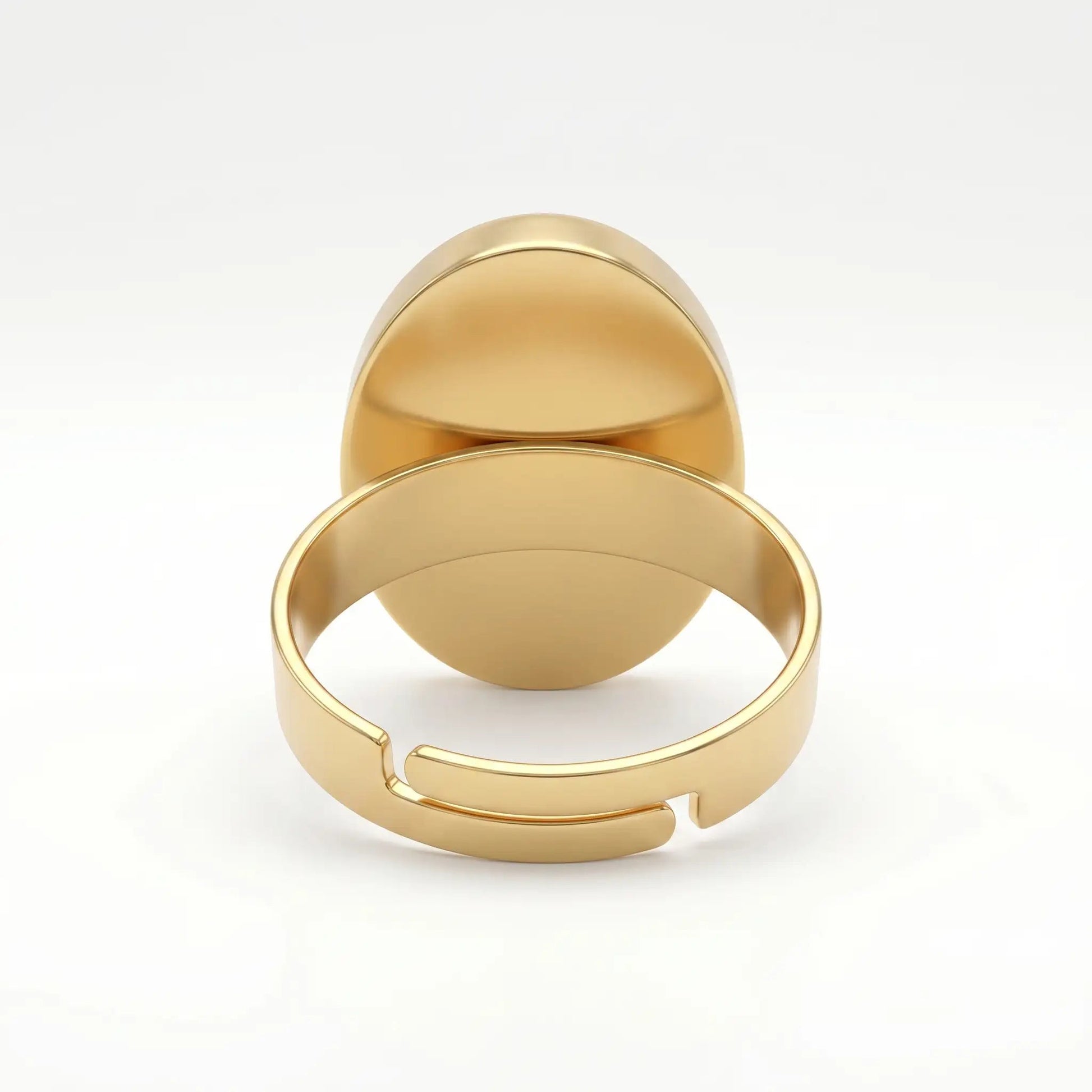 Gold Ring with Watch face & Black Dial Hunan Haoyi