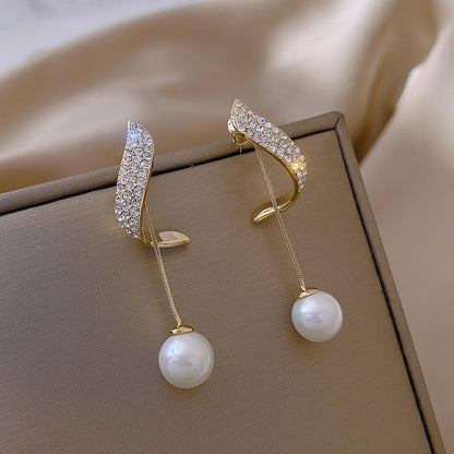 Exquisite Crystal Long Tassel Drop Earrings Yiwu Zhuchai E-Commerce Firm