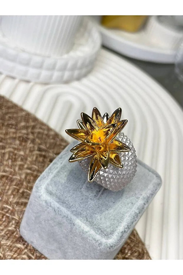 Pineapple Statement Ring Hunan Haoyi