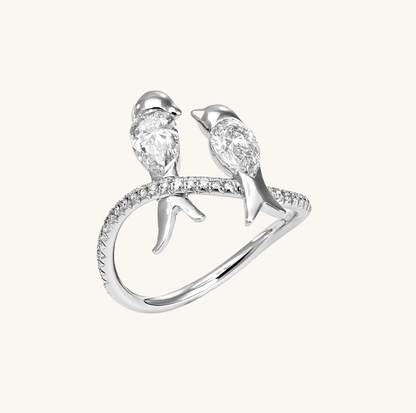 Whispers in Silver ring