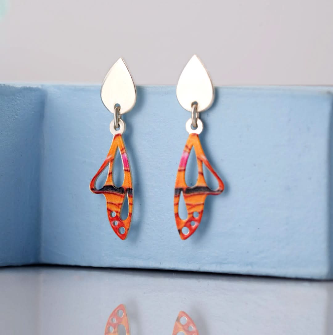 Silver Blossom Earrings