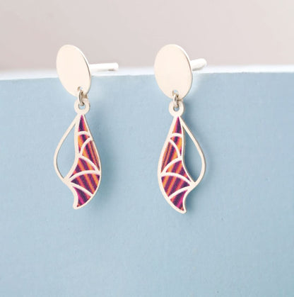 Silver Scarlet Queen Earrings