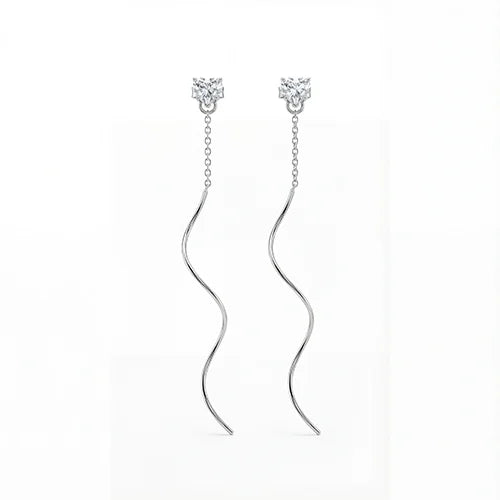The Silver Bloom Petal Drops (925 Sterling Silver) Silvish