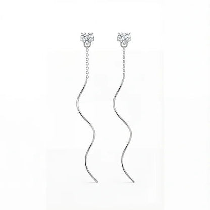 The Silver Bloom Petal Drops (925 Sterling Silver) Silvish