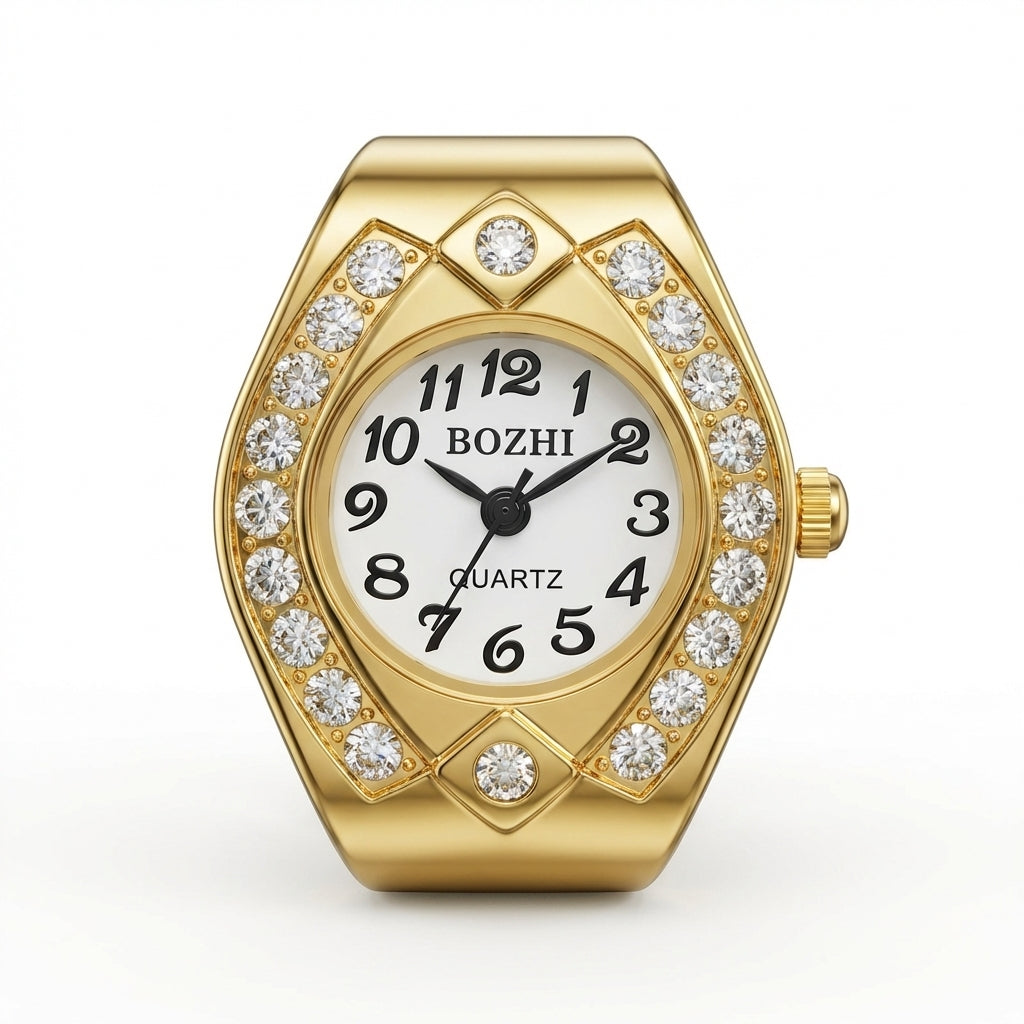 Gold Nova Ring Watch Silvish