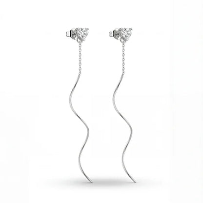 The Silver Bloom Petal Drops (925 Sterling Silver) Silvish