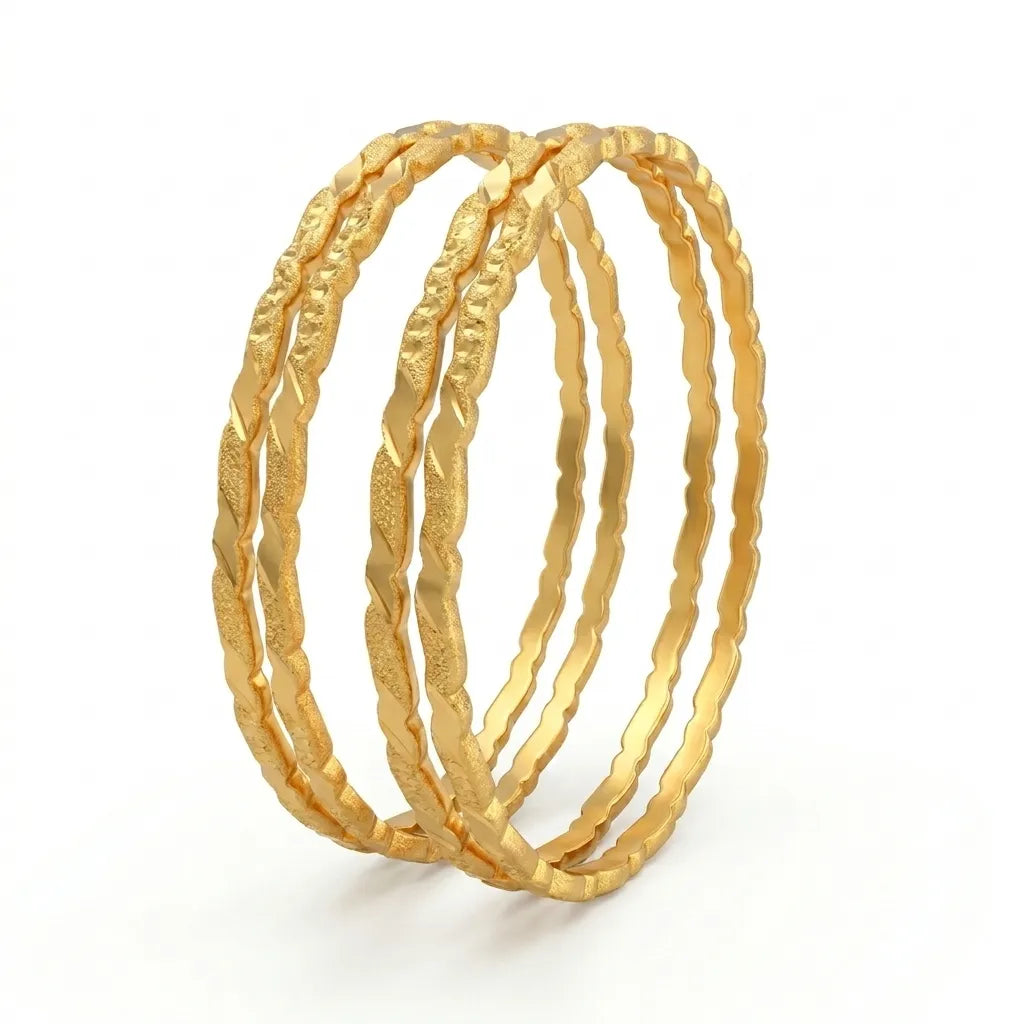 Prisha Bangles Silvish