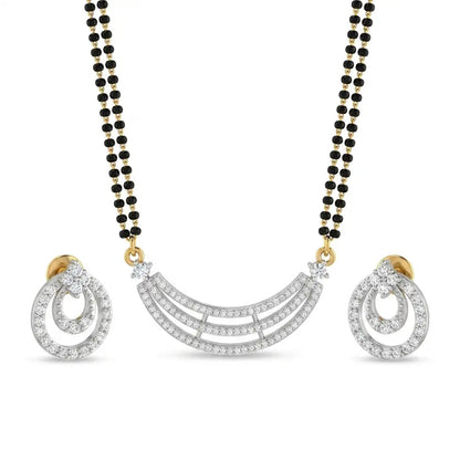Ruhani Mangalsutra Set sunhari jewels
