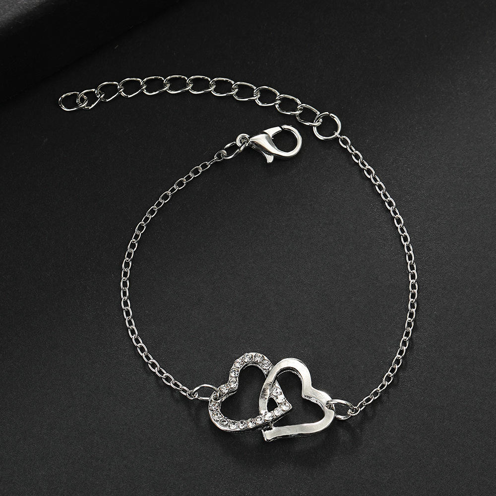Elegant Double Heart Jewelry Set for Women Yiwu Yunlay Jewelry Co., Ltd.