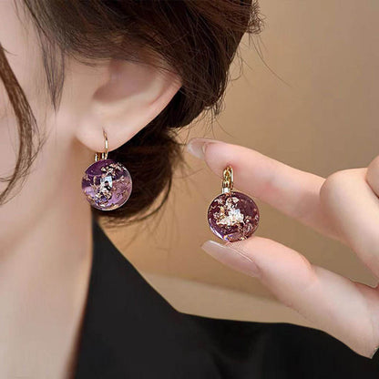 Purple Fantasy Crystal Ear Cuff for Women Yiwu Baochai E-Commerce Firm
