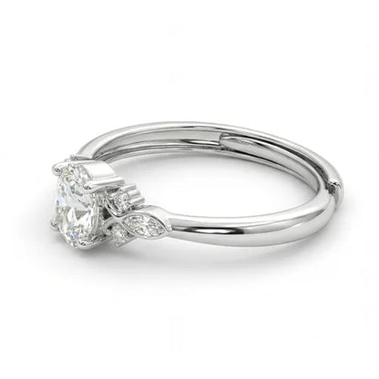 Eternal Grace Oval Solitaire Ring (925 Sterling Silver) Silvish