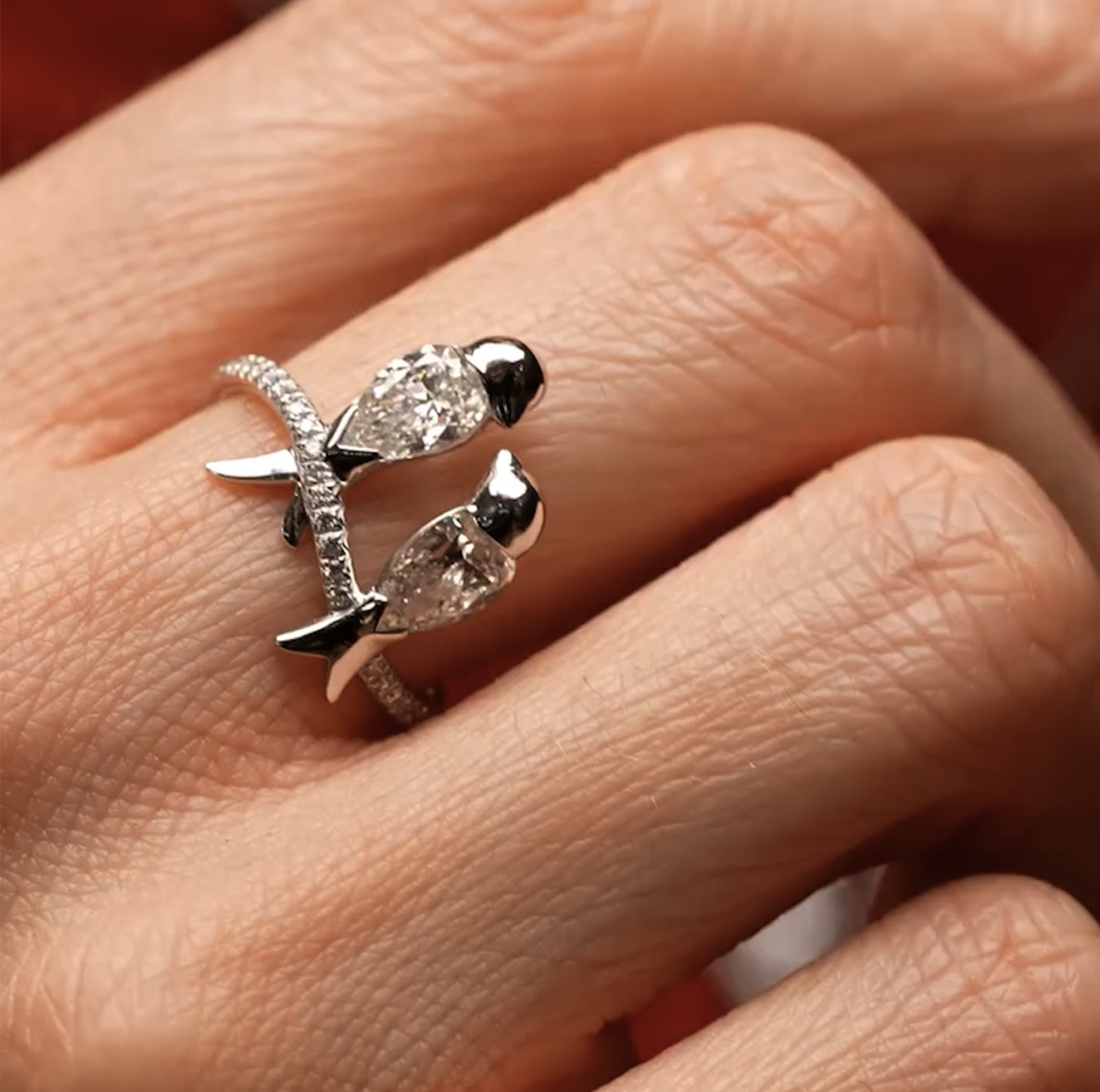 Whispers in Silver ring
