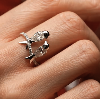 Whispers in Silver ring