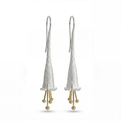 The Lilly of the Valley Stardust Drops (925 Sterling Silver) Silvish