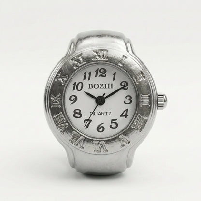 White Aura Ring Watch Silvish