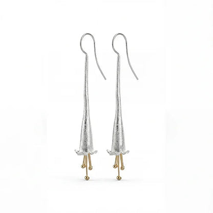 The Lilly of the Valley Stardust Drops (925 Sterling Silver) Silvish