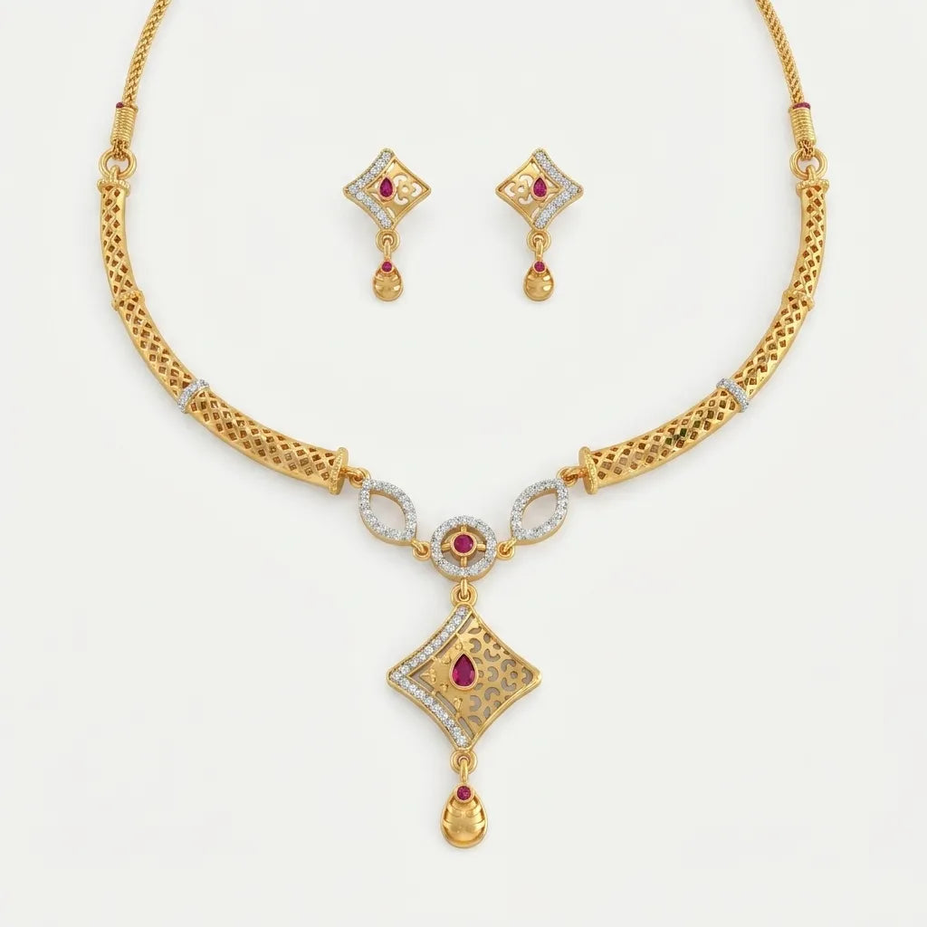 Rani Necklace Set k jewellers