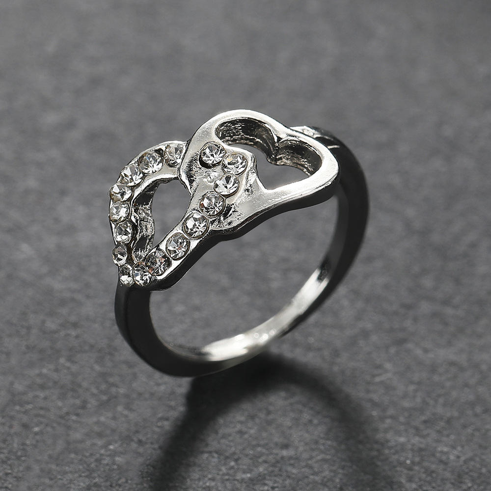 Elegant Double Heart Jewelry Set for Women Yiwu Yunlay Jewelry Co., Ltd.