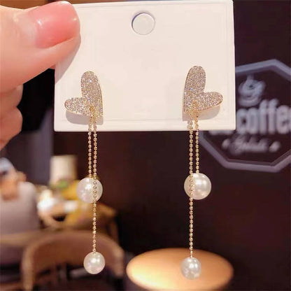 Butterfly Pearl Drop Earrings Hunan Haoyi Gift Co., Ltd.