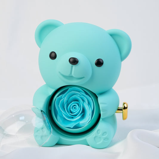 Blue Teddy Gift Box