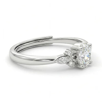 Eternal Grace Oval Solitaire Ring (925 Sterling Silver) Silvish